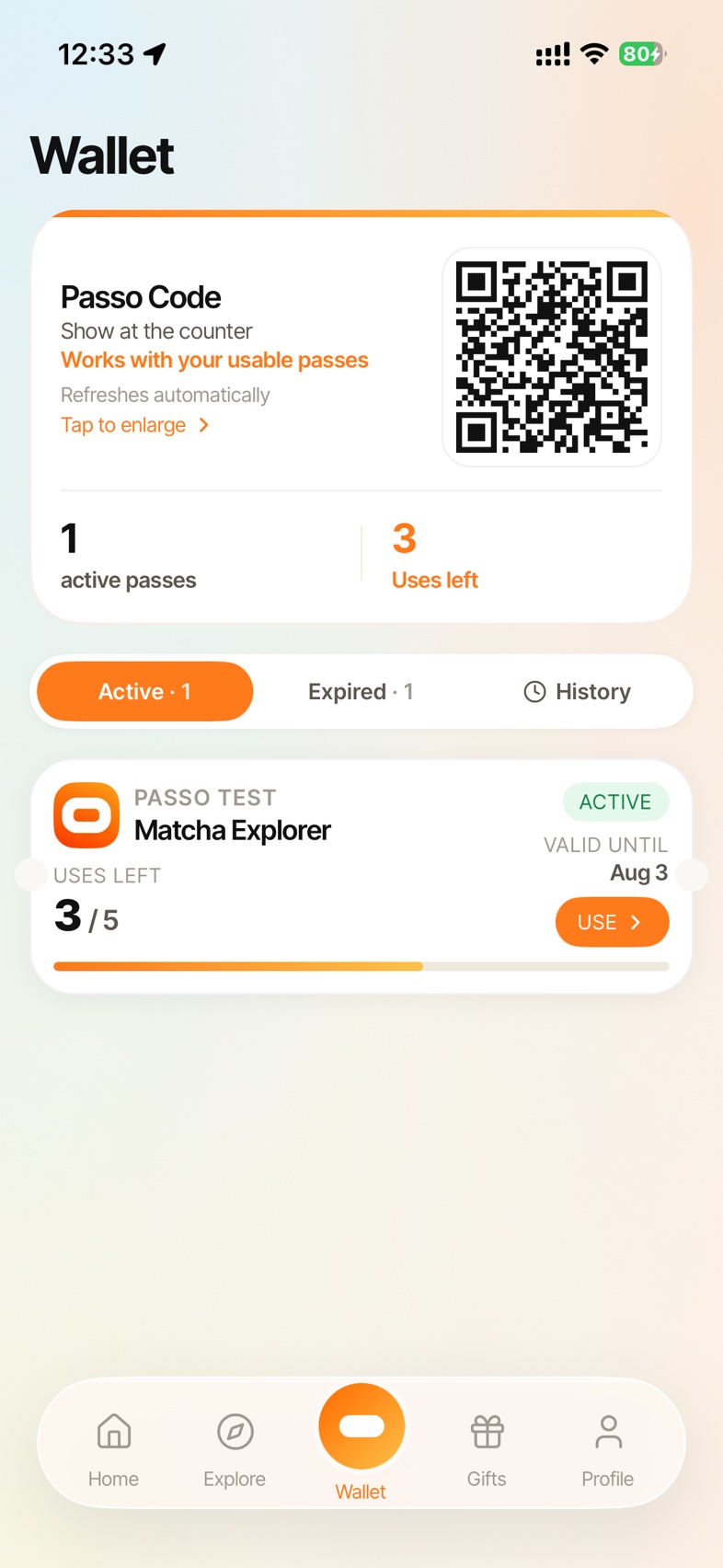 Passo QR Code